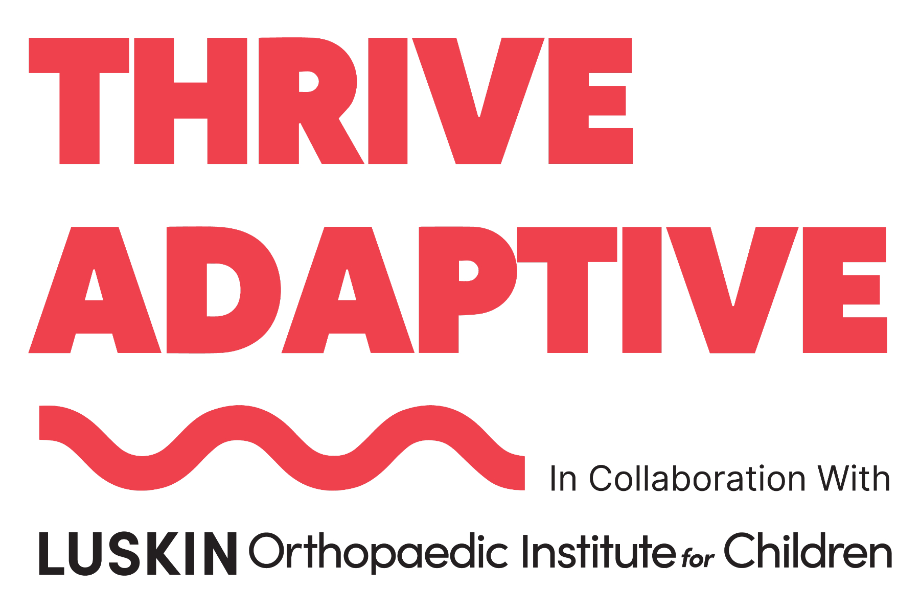 Thrive Adaptive | LuskinOIC joint logo