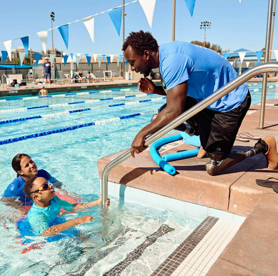 UCLA Adaptive Recreation and Challenged Athlete Foundation Adaptive Triathlon Clinic for Kids